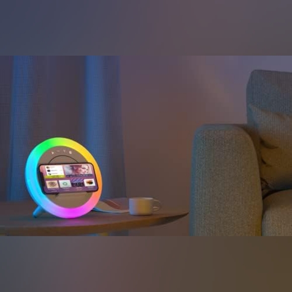 New Swarmir Bluetooth Speaker with Lights & Wireless Charging - Picture 7 of 7